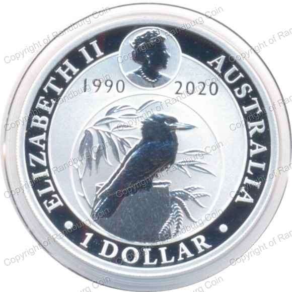 Australia_2020_Silver_1_Dollar_Kookaburra_30th_Anniv_ob.jpg