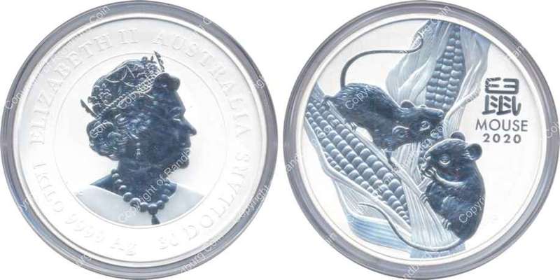 *#* Australia 2020 - 1 kg Pure Silver - Year of the Mouse - $30 *#*