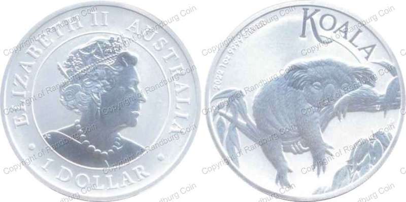 *#* 2022 Australia - Silver 1 oz - 1 Dollar Coin - Koala *#*
