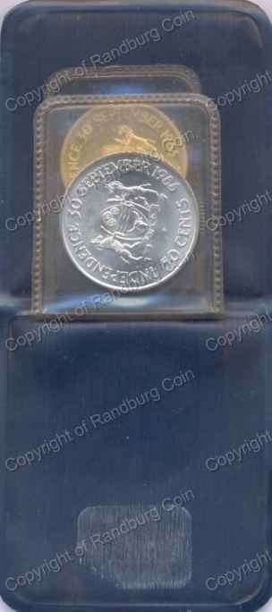 Botswana_1966_Gold_10Thebe_and_Silver_UNC_50_Cents_Coins_obs.jpg