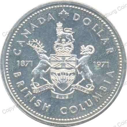 Canada_1971_BC_Centenary_Silver_Dollar_rev