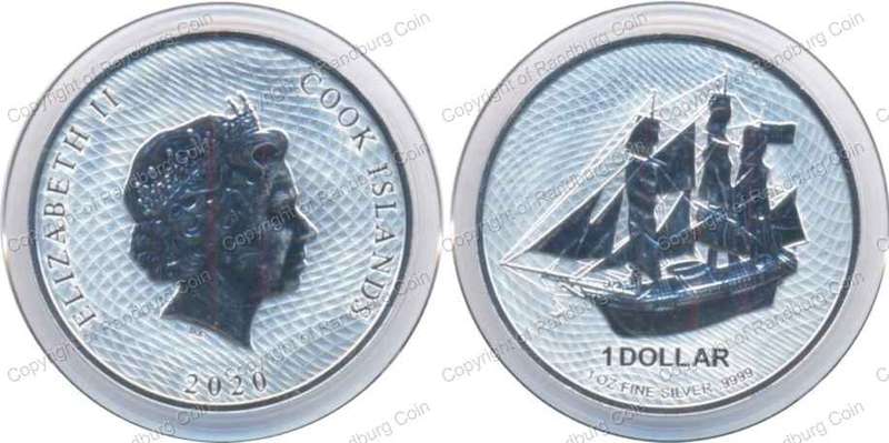 *#* Cook Islands 2020 Silver 1oz UNC 1 Dollar *#*