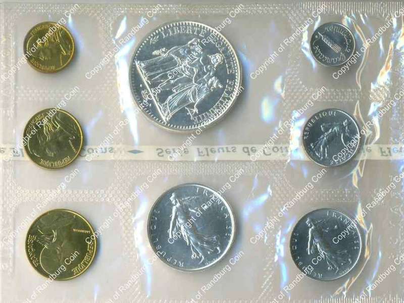 France 1969 Fleurs de Coins Set