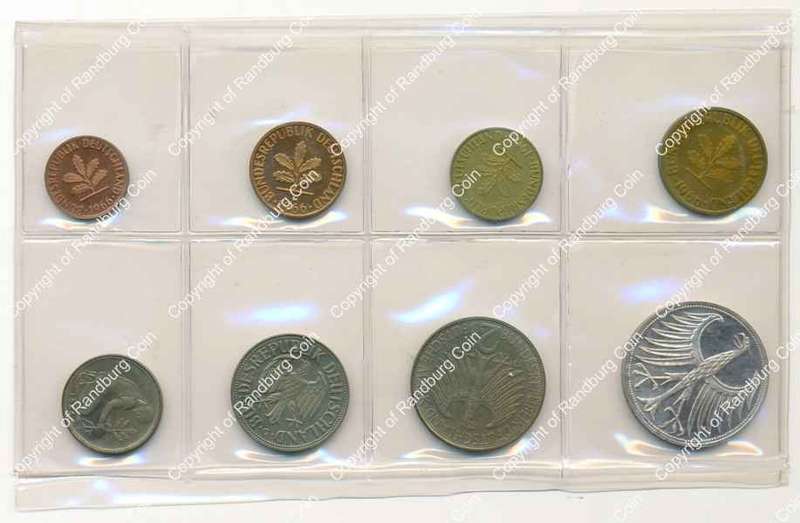 *#* Germany Federal Republic 1966 G - Coin Set *#*