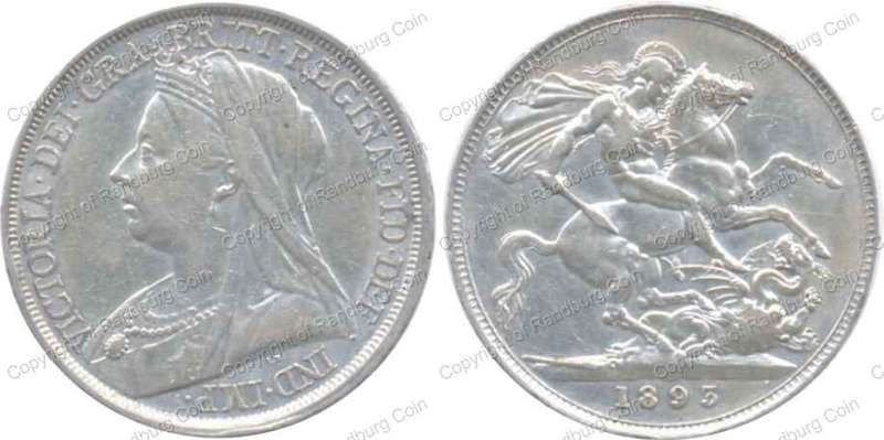 *#* Great Britain 1893 Silver Crown *#*