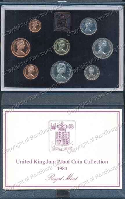 *#* Great Britain 1983 Proof Coins Set *#*