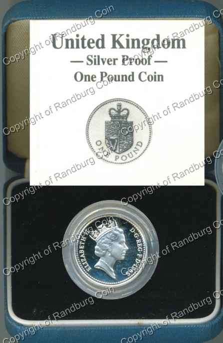 *#* Great Britain 1988 - Proof Silver 1 Pound Coin *#*