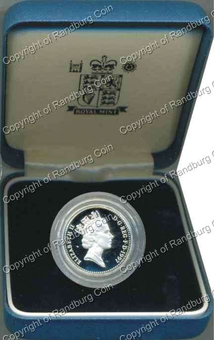 *#* Great Britain 1997 - Proof Silver 1 Pound Coin - No Certificate *#*