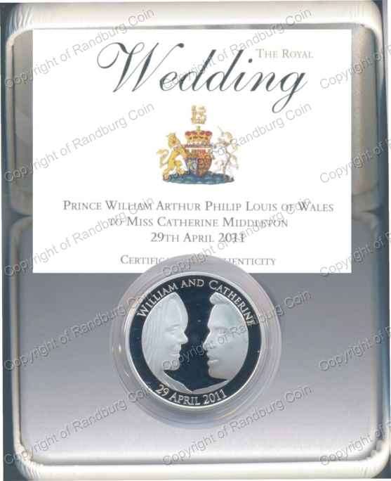 *#* Great Britain 2011 - Silver Proof 5 Pounds - Royal Wedding William and Kate *#*