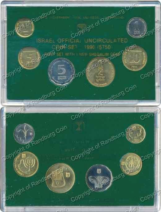 *#* Israel 1990 Uncirculated coin set *#*
