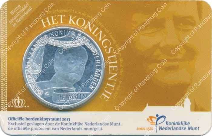 Netherlands 2013 10 Euro in card ob