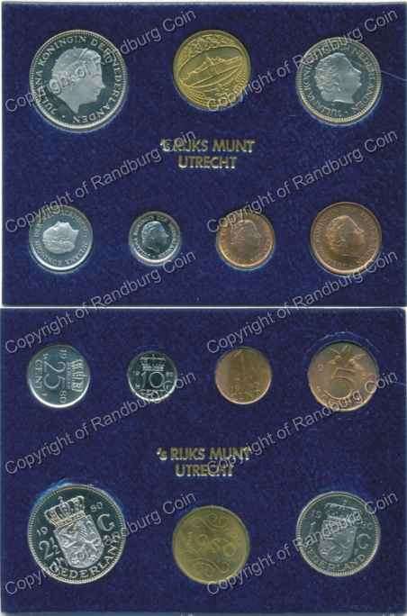 *#* Netherlands - Utrecht 1980 Mint set with medallion *#*