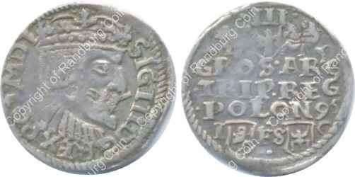 *#* Poland 1595 Silver 3 Groschen *#*