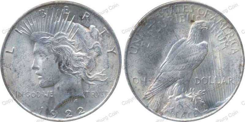 *#* USA 1922 Silver Peace Dollar *#*