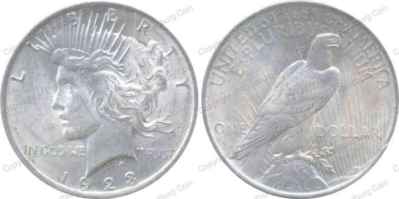 *#* USA 1923 Silver Peace Dollar *#*