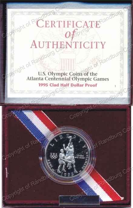 *#* USA 1995 S Atlanta Olympics proof half dollar *#*