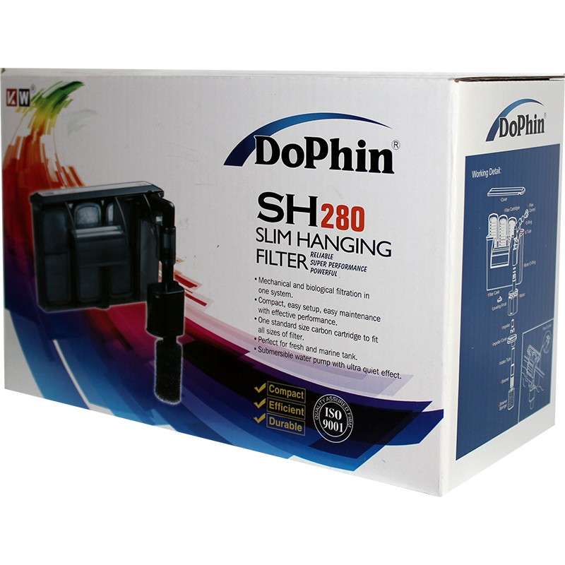 DOPHIN SLIM HANGING FILTER / SH-280 ( 280 L/H)