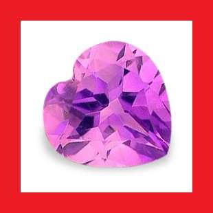 AMETHYST - NICE PURPLE HEART FACET - 0.60cts