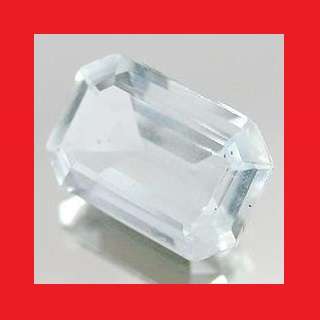 AQUAMARINE - AQUA BLUE EMERALD FACET - 1.915cts