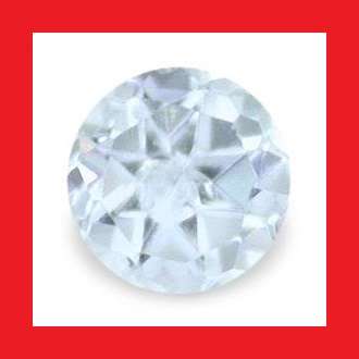 AQUAMARINE - AQUA BLUE ROUND FACET - +/-0.06cts