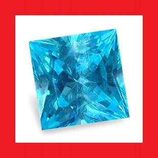 CUBIC ZIRCONIUM - SKY SQUARE CUT - 0.28cts