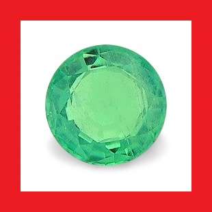 EMERALD - NICE GREEN ROUND FACET - 0.16cts