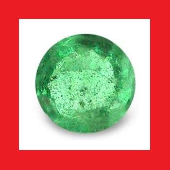 EMERALD - DEEP GREEN ROUND FACET - 0.155cts