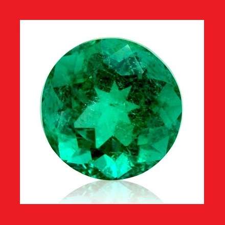 EMERALD - NICE GREEN ROUND FACET - 0.175cts