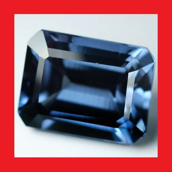 ALEXANDRITE  - COLOUR CHANGE OCTAGON EMERALD FACET - 13.35cts