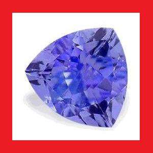 TANZANITE - VIOLET BLUE TRILLIANT FACET - 3.14cts