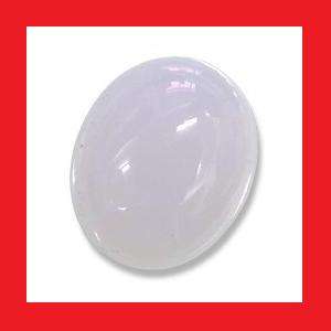 CHALCEDONY - LAVENDER OVAL CABOCHON - 3.35cts