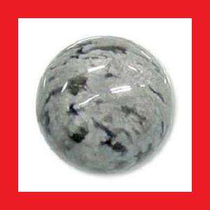 SNOWFLAKE OBSIDIAN - ROUND CABOCHON - 0.38cts