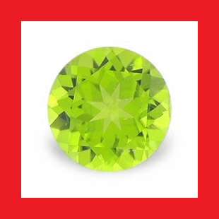PERIDOT - NICE GREEN ROUND FACET - 0.290cts