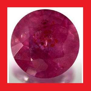 RUBY (Natural Burma) - Pigeon Blood Red Round Facet - 0.245cts