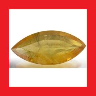 SAPPHIRE (Sri Lanka) - BRIGHT YELLOW MARQUISE FACET - 0.31cts