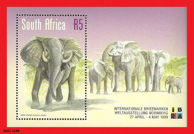WORLD STAMP EXHIBITION NUREMBERG 99 MINI SHEET SACC 1194 1999/04/27