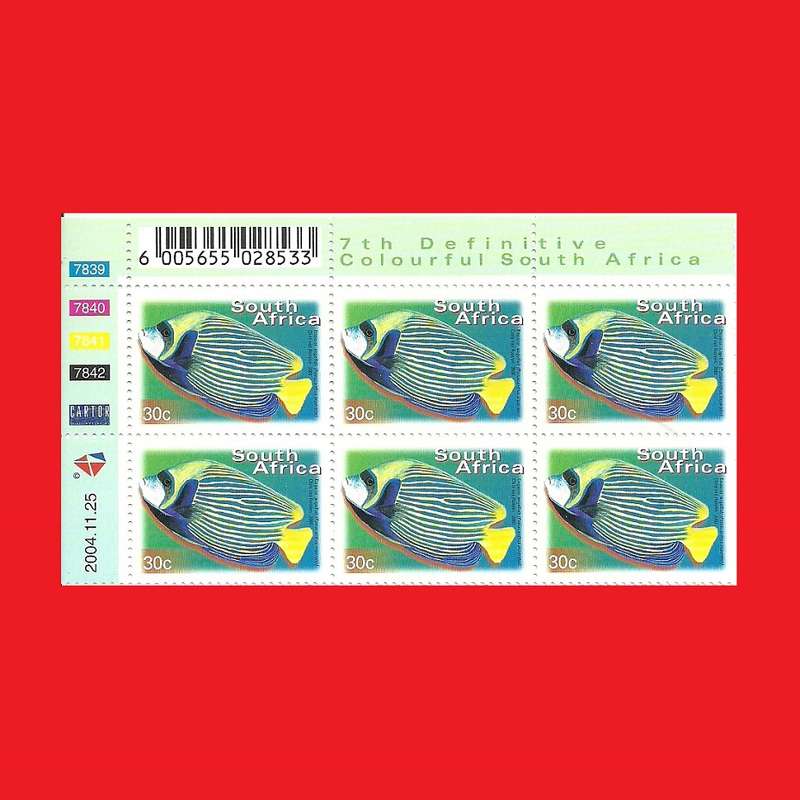 7th Definitive Reprint Control Block Of 6 SACC 1296a 2004/11/25