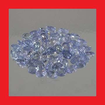 TANZANITE PARCEL - 50 x OVAL FACET - 8.73cts