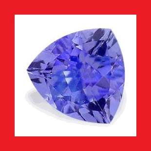 TANZANITE - VIBRANT PURPLE BLUE TRILLIANT FACET - 0.07cts