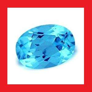 TOPAZ - SWISS BLUE OVAL FACET - 0.32cts