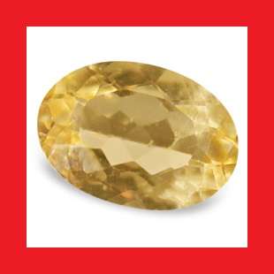 IMPERIAL TOPAZ - IMPERIAL ORANGE OVAL FACET - 0.30cts