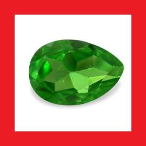 TSAVORITE - RICH EMERALD GREEN PEAR FACET - 0.09cts