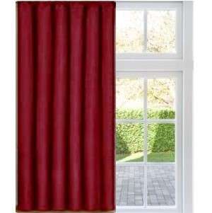 Maroon Microfibre Curtain