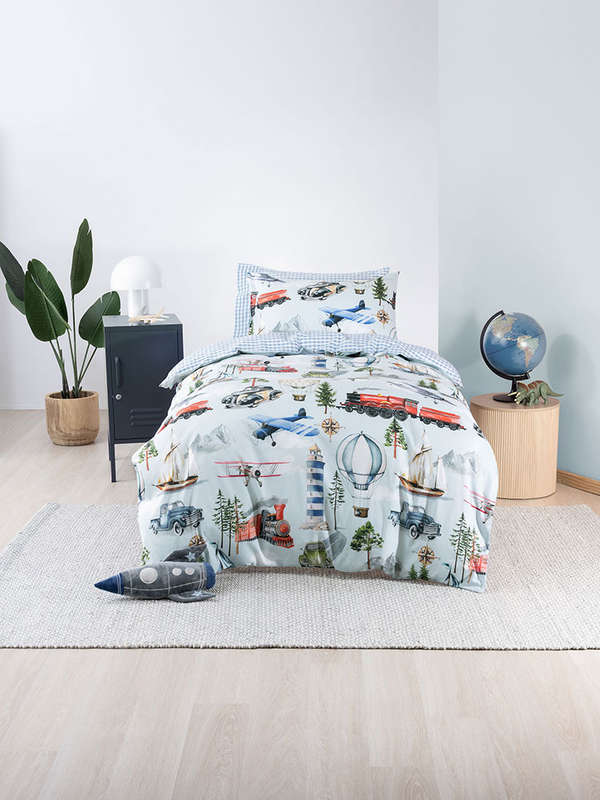 Transport Tales Duvet Cover Set