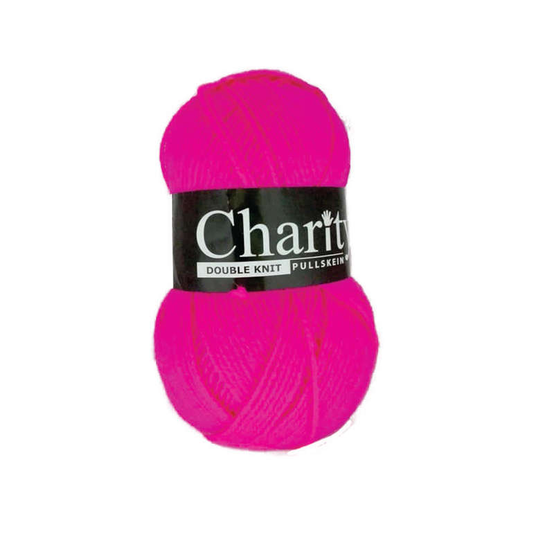 Charity Double Knit Plain 100G Colour 146 - Tiger Cerise