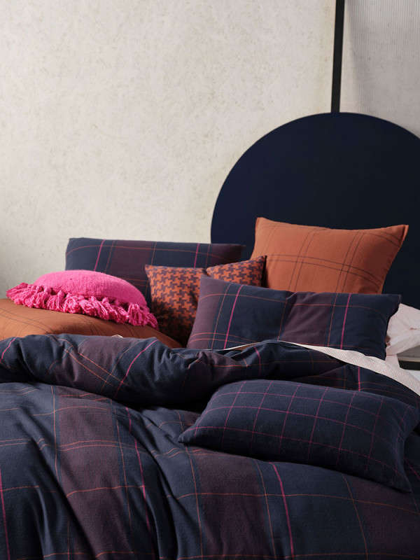 Albert Navy Duvet Cover Set