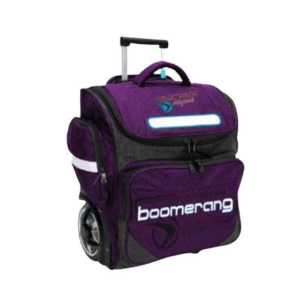 Boomerang Bigwheel Trolley Backpack -Purple