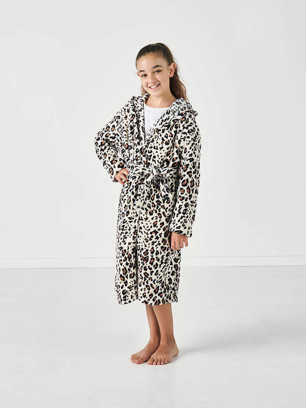 Bathrobe Leopard