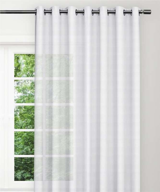 Semi Sheer Eyelet Voile