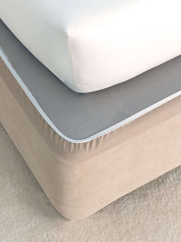 Suede Bedwrap - Stone